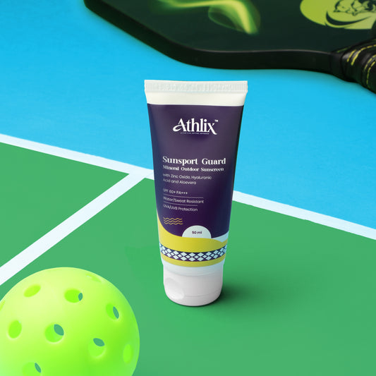 Athlix Outdoor Mineral Sunscreen with SPF 60+ & PA+++ - 50 ml